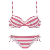 VENICE BEACH Bikini  roza / bela