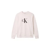 Calvin Klein Jeans Majica črna / volneno bela