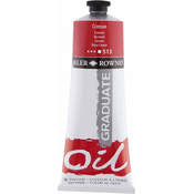 Daler Rowney Graduate Oljna barva Crimson 200 ml 1 kos