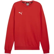 Puma Team Goal Casuals Crew Neck Sweat majica rdeča S
