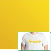 Bambu Lab Matte Heat Transfer Vinyl Sheet - Lemon Yellow