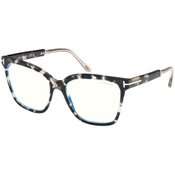 Tom Ford FT5892-B 005 ONE SIZE (56) Havana/Kristalna