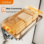 Cobbe Držac za peškire, 60 cm, Sivi