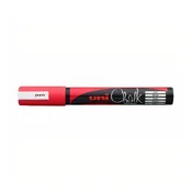 Marker s kredo Uni PWE-5M | izberite odtenek - Rdeča
