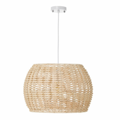 Stropna svjetiljka od ratana u prirodnoj boji sa sjenilom od ratana o 35 cm Natural Way – Casa Selección