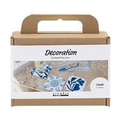 Mini ustvarjalni komplet za slikanje na porcelan - podstavki