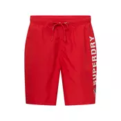 Kopalne kratke hlače Superdry rdeča barva
