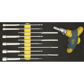 Garnitura 11 šestrobnih ključev z T-ragljo SP701024 Spanesi - 1 SET