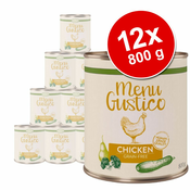 12x800gLukullus Menu Gustico piščanec z brokolijem, bučkami in hruško