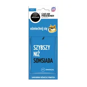 slomart AROMA CAR osvežilec zraka Lets Smile NEW CAR
