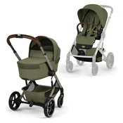 Cybex Voziček 2v1 2026 Balios S LUX TPE moss green