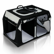 Dvojni transportni boks Vario, S–M, 91x60x61/57 cm