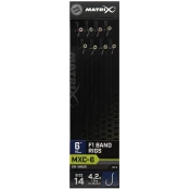 8 kom - Gotova udica Matrix MXC-6 6” F1 Bands 0,145mm/Velicina 14