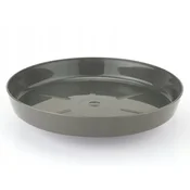 Lamela Antracitni cvetlični lonček za krožnik 11,2 cm Plastika