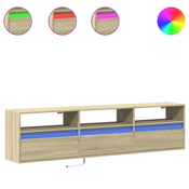 Zidni TV ormaric LED boja hrasta sonome 180x31x45 cm