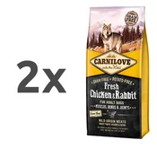 Carnilove Dog Adult Fresh Bones & Joints - piščanec & kunec 2 x 12 kg