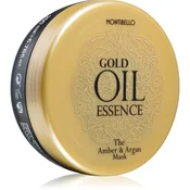 Montibel-lo Gold Oil Essence regeneracijska maska z arganovim oljem (Hair Mask with Amber & Argan Oil) 200 ml