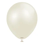 shumee Kalisan AURA Ivory Beli lateks baloni, bež, krem, 30 cm, 50 kosov.