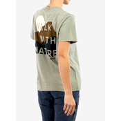 Pamucna majica Fjallraven Nature T-shirt za žene, boja: zelena, F84787