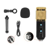 INF USB kondenzatorski mikrofon z nadzorom glasnosti in odmeva za snemanje na PC, (5000289879)