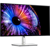 Monitor Dell 68,6 cm (27,0) U2724DE 2560x1440 120Hz IPS 5ms HDMI DisplayPort Thunderbolt4 USB-C 90W DP-Out Thunderbolt4-Out 4xUSB3.2 Pivot 120Hz  3H sRGB100% RJ45 UltraSharp