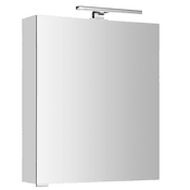 SAPHO MIRRÓ LED Kopalniška Omarica z Obojestranskim Zrcalom, 60x70x16cm, Leva/Desna, Bela