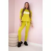 Queen kiwi print set