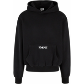Pulover Karl Kani moška, črna barva, s kapuco
