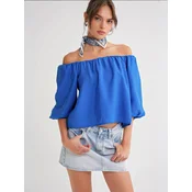 MixRay Bluza kobalt modra