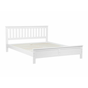Postelja Berwyn 600 (Bela) Zakonske, Bela, 160x200, Les, Posteljno dno, 169x208x88cm