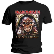 Iron Maiden Legacy Aces Black L Majica