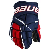 Hokejske rokavice Bauer Supreme MACH Navy/Red/White Junior 11 palcev