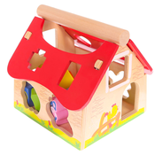 Lesena kmetija s kockami Ecotoys