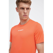 Sportska majica kratkih rukava adidas TERREX Multi boja: narancasta, bez uzorka