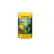 TROPSKI Super Spirulina Forte 36% rastlinskega ribe s hrano kosmičev 1000 ml/200 g