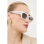 Sončna očala Ray-Ban ZENA bela barva, 0RB4430