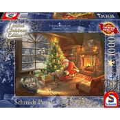 SCHMIDT sestavljanka puzzle Kinkade Božiček, 1000 delna