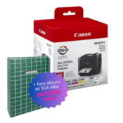 Canon - Komplet kartuš Canon PGI-2500XL (BK/C/M/Y), original + foto papir Canon po SUPER ceni