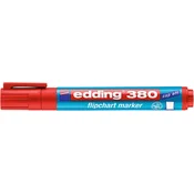 Marker za flipchart, 1,5–3 mm, konusni, EDDING 380, crveni 4-380002