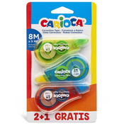 Carioca: Set korekturnih trakov 2+1 darilo 8mx5mm