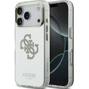 Guess PC/TPU Mirror 4G Glitter Logo MagSafe zadnji pokrov za iPhone 17 Pro zlati
