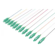 FO pigtail set, 12 pcs., SC (APC), SM OS2 09/125 µ G6571A, loose buffer, DIN IEC 304, 2 m