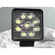 TruckLED Delovna svetilka LED Epistar, kvadratna, 27W, 2200 lm, 12/24V, IP67 [L0077S]