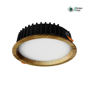 APLED - LED ugradna RONDO WOODLINE LED/12W/230V 4000K precnik 20 cm masivni jasen