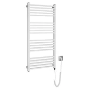METRO-E Električni kopalniški radiator, raven, 500x1060 mm, 400 W, bel - Bela - 500x1060 mm - Sapho - METRO-E - 24 - Jeklo - Oblika H - Oblika H - 500 - 1060 - 400 - 14
