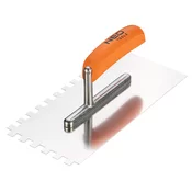 Gladilnik z zobmi, 270 x 128 mm, zobje 10 x 10 x 10 mm, lesen ročaj 50-164