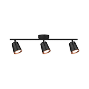 LED spot svetiljka 3xLED/5W/230V 3000K crna