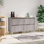 Komode 2 kom boja hrasta 60 x 35 x 70 cm od konstruiranog drva