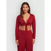ONeill ORiginals Knotted ženska majica z dolgimi rokavi midnight poppy