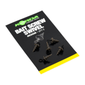 MICRO RING SWIVEL BAIT SCREW MEDIUM - 5pcs (KMW008)